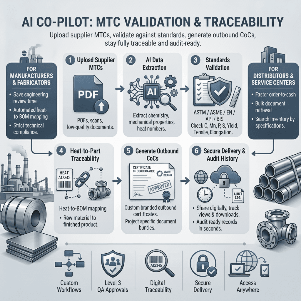 TestCert AI Co-Pilot: MTC Validation & Traceability
